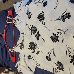 flower print top worn once
